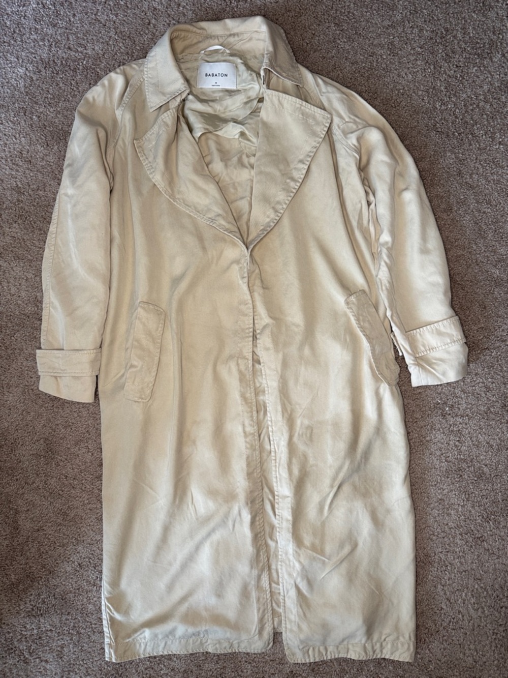Babaton Neutral Beige Lightweight Jacket